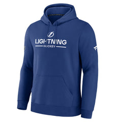 Tampa Bay Lightning Fanatics Authentic Pro Primary Hoodie Blue