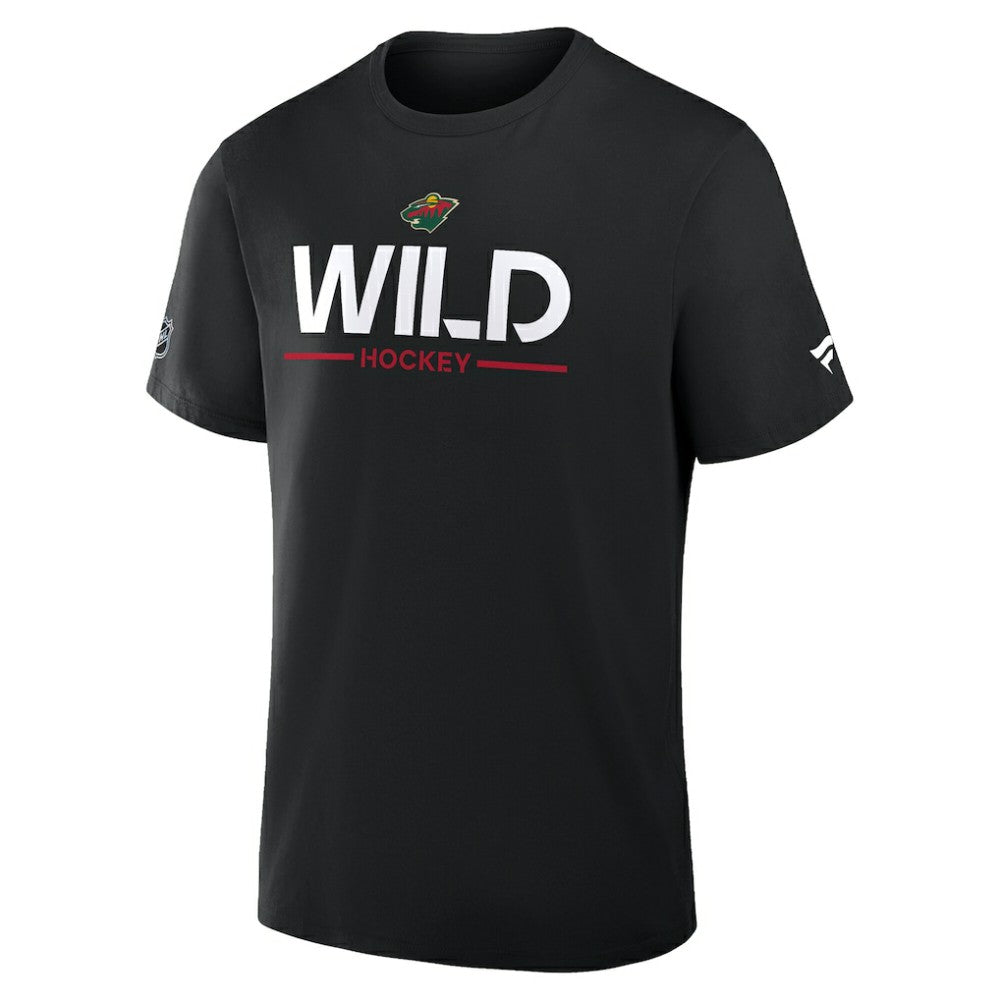 Minnesota Wild Fanatics Authentic Pro Primary T-Shirt Black