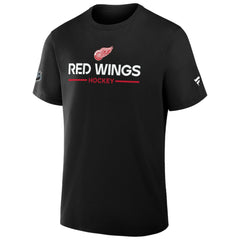 Detroit Red Wings Fanatics Authentic Pro Primary T-Shirt Black