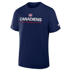 Montreal Canadiens Fanatics Authentic Pro Primary T-Shirt Navy