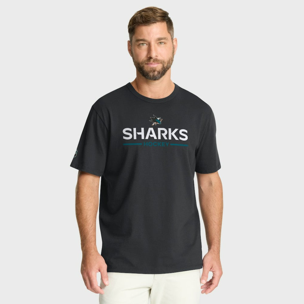 San Jose Sharks Fanatics Authentic Pro Primary T-Shirt Black