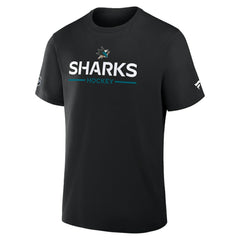 San Jose Sharks Fanatics Authentic Pro Primary T-Shirt Black