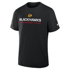 Chicago Blackhawks Fanatics Authentic Pro Primary T-Shirt Black