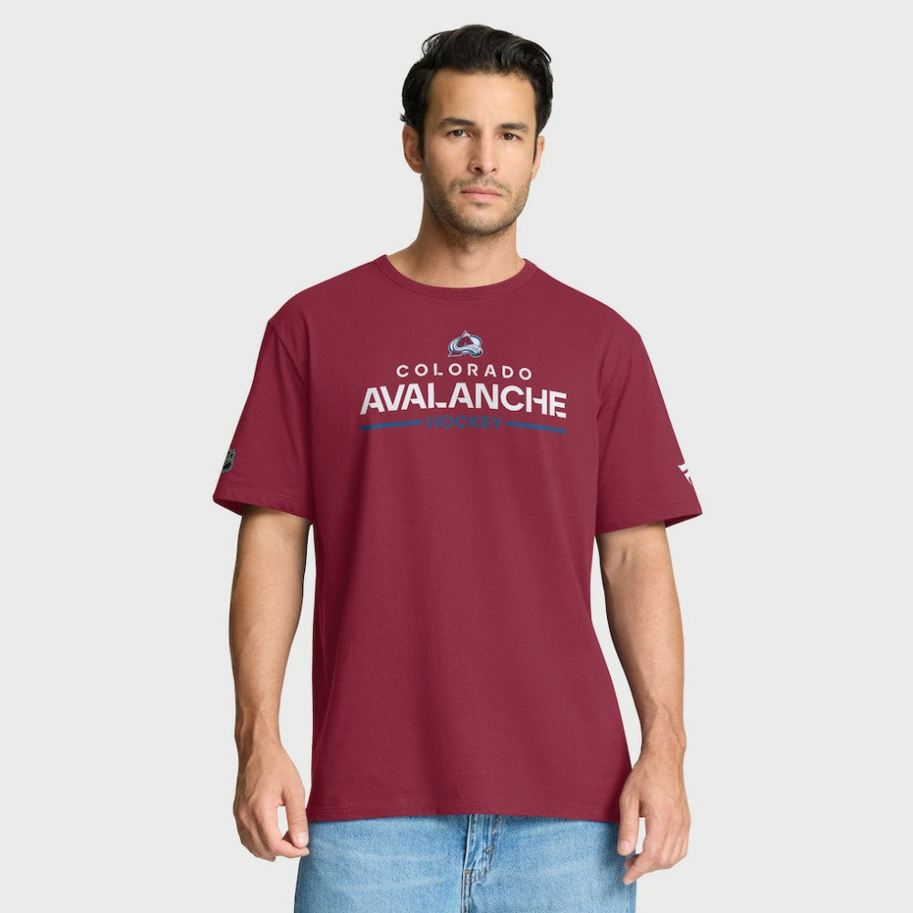 Colorado Avalanche Fanatics Authentic Pro Primary T-Shirt Burgundy