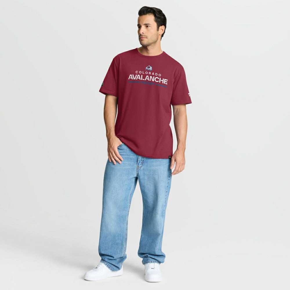 Colorado Avalanche Fanatics Authentic Pro Primary T-Shirt Burgundy