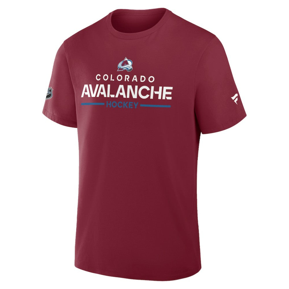 Colorado Avalanche Fanatics Authentic Pro Primary T-Shirt Burgundy