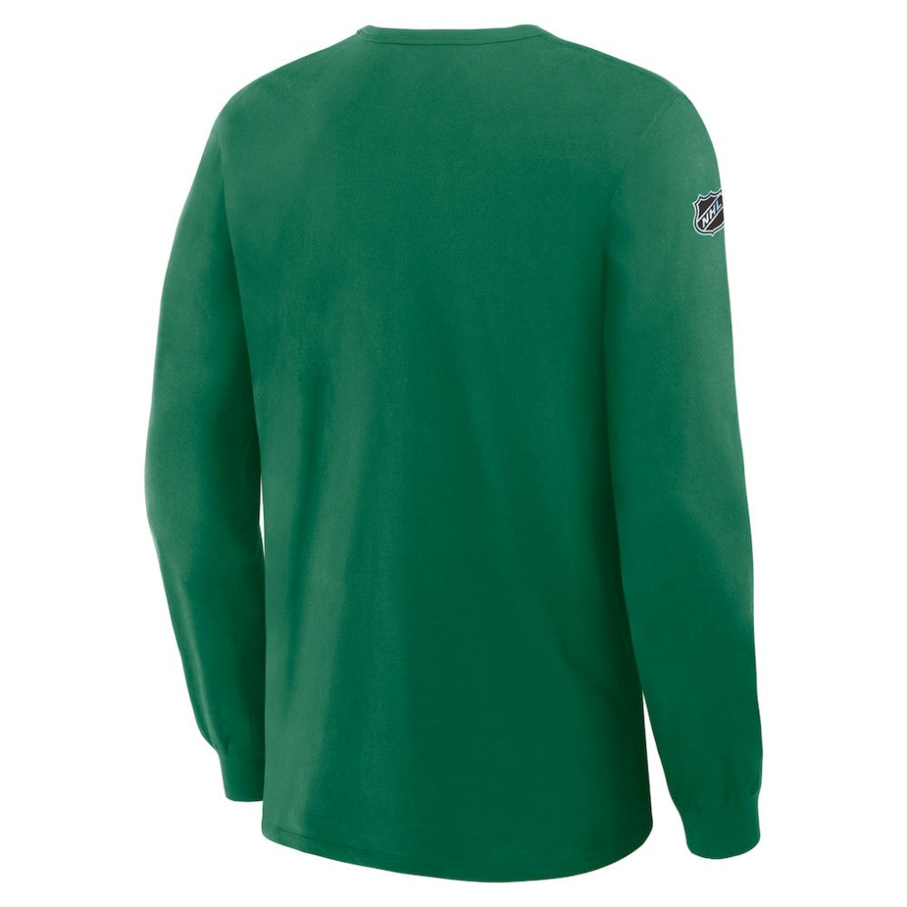 Dallas Stars Fanatics Authentic Pro Property Of Practice Long Sleeve T-Shirt Kelly Green