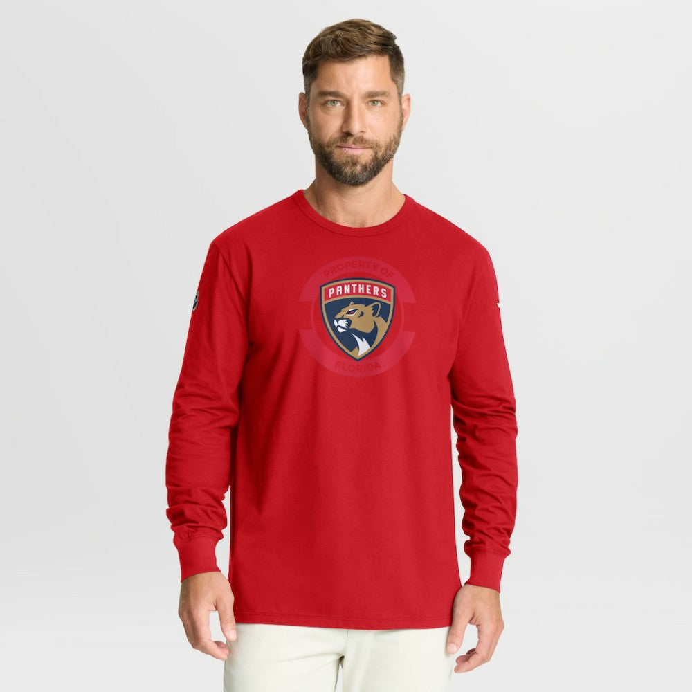 Florida Panthers Fanatics Authentic Pro Property Of Practice Long Sleeve T-Shirt Red