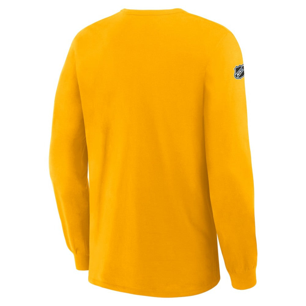 Buffalo Sabres Fanatics Authentic Pro Property Of Practice Long Sleeve T-Shirt Gold