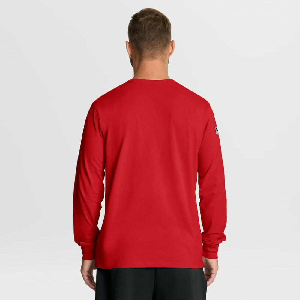 Washington Capitals Fanatics Authentic Pro Property Of Practice Long Sleeve T-Shirt Red