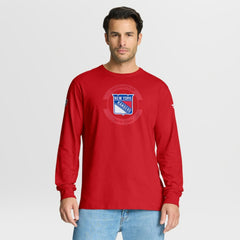New York Rangers Fanatics Authentic Pro Property Of Practice Long Sleeve T-Shirt Red