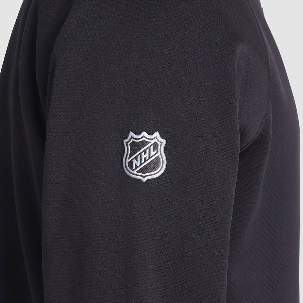 Philadelphia Flyers Fanatics Authentic Pro Rink Raglan Quarter-Zip Pullover Black