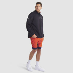 Philadelphia Flyers Fanatics Authentic Pro Rink Raglan Quarter-Zip Pullover Black