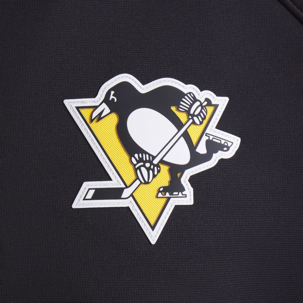 Pittsburgh Penguins Fanatics Authentic Pro Rink Raglan Quarter-Zip Pullover Black