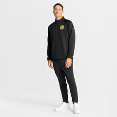 Boston Bruins Fanatics Authentic Pro Rink Raglan Quarter-Zip Pullover Black