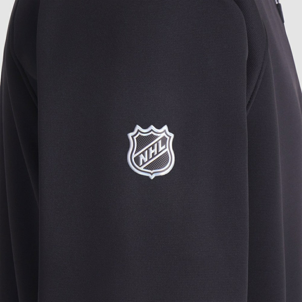 Minnesota Wild Fanatics Authentic Pro Rink Raglan Quarter-Zip Pullover Black