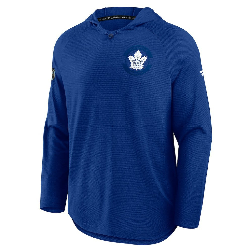 Toronto Maple Leafs Fanatics Authentic Pro Rink Hoodie Blue