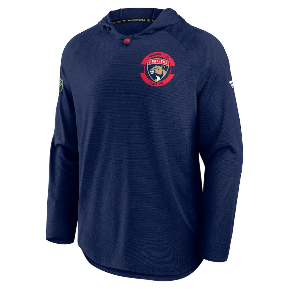 Florida Panthers Fanatics Authentic Pro Rink Raglan Hoodie Navy