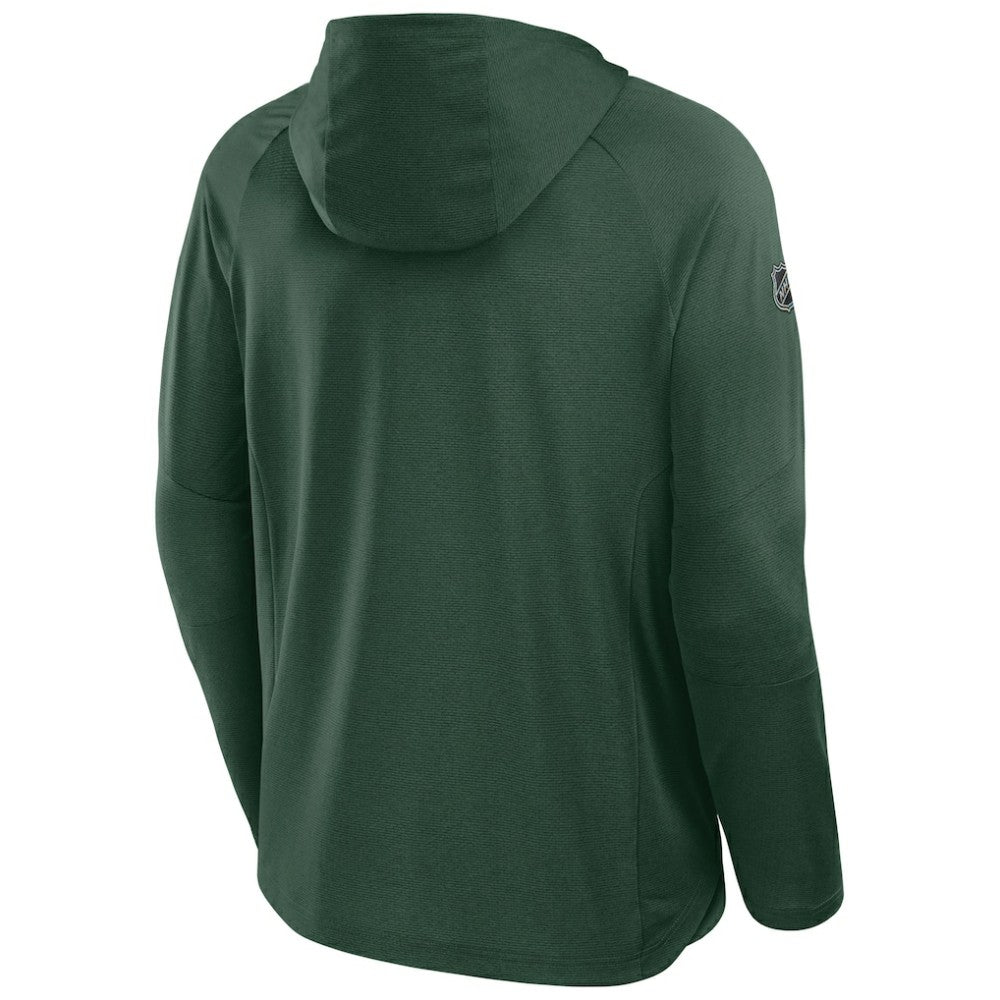 Minnesota Wild Fanatics Authentic Pro Rink Hoodie Green