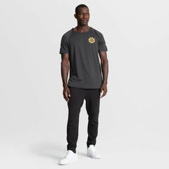 Boston Bruins Fanatics Authentic Pro Rink Raglan Performance T-Shirt Charcoal