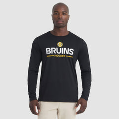 Boston Bruins Fanatics Authentic Pro Rink Tech Long Sleeve T-Shirt Black