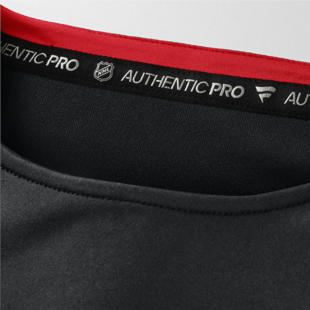 Chicago Blackhawks Fanatics Authentic Pro Rink Tech Long Sleeve T-Shirt Black