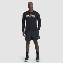 Ottawa Senators Fanatics Authentic Pro Rink Tech Long Sleeve T-Shirt Black
