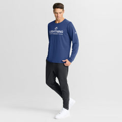 Tampa Bay Lightning Fanatics Authentic Pro Rink Tech Long Sleeve T-Shirt Blue
