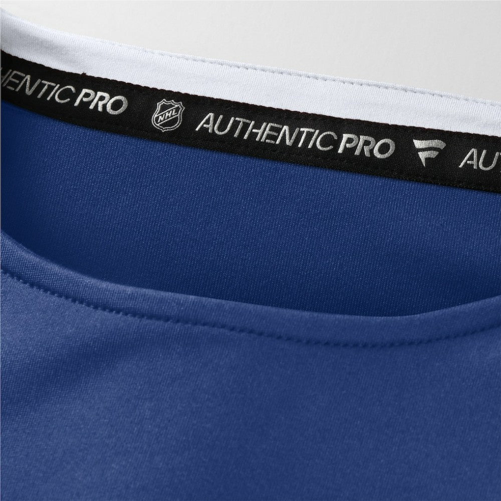 Tampa Bay Lightning Fanatics Authentic Pro Rink Tech Long Sleeve T-Shirt Blue