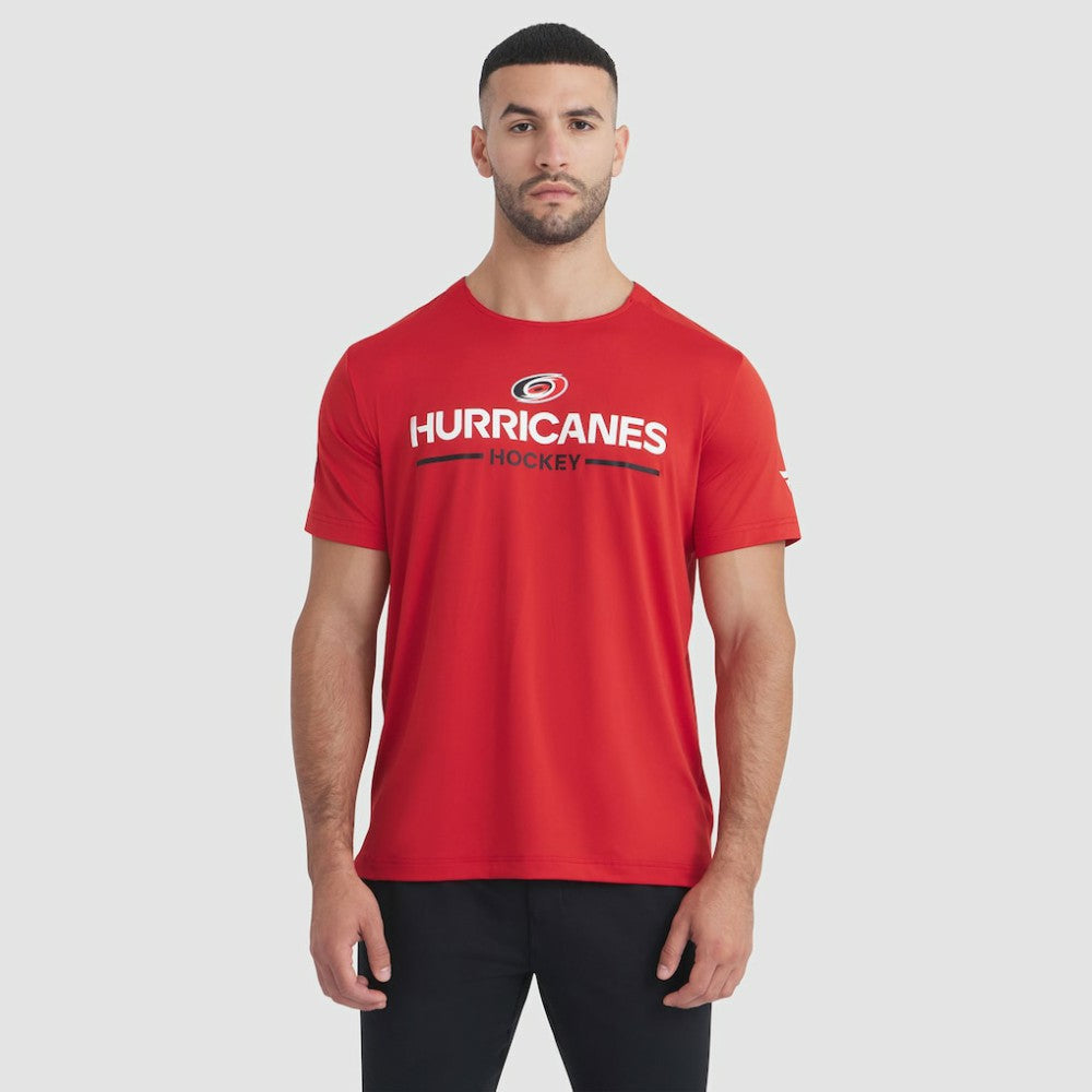 Carolina Hurricanes Fanatics Authentic Pro Rink Tech T-Shirt Red