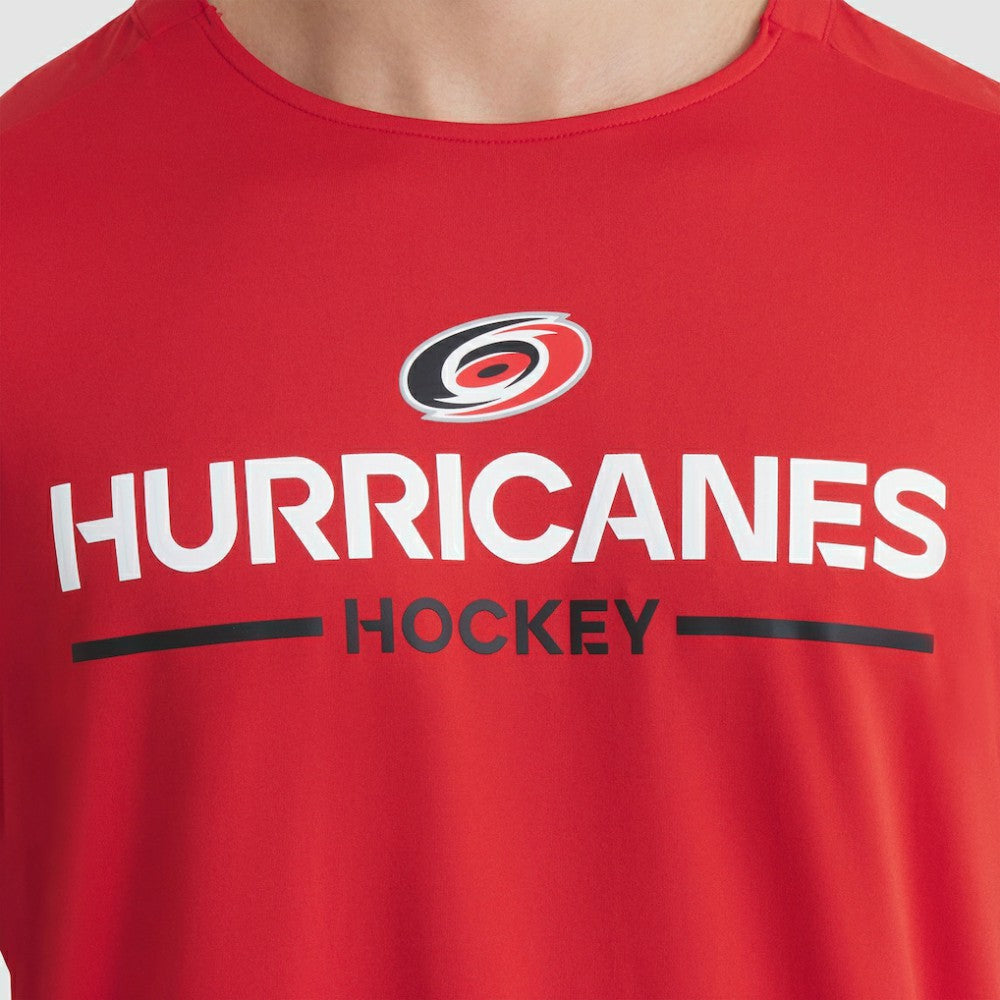 Carolina Hurricanes Fanatics Authentic Pro Rink Tech T-Shirt Red