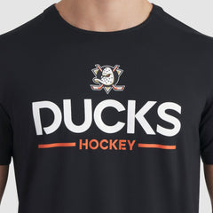 Anaheim Ducks Fanatics Authentic Pro Rink Tech T-Shirt Black