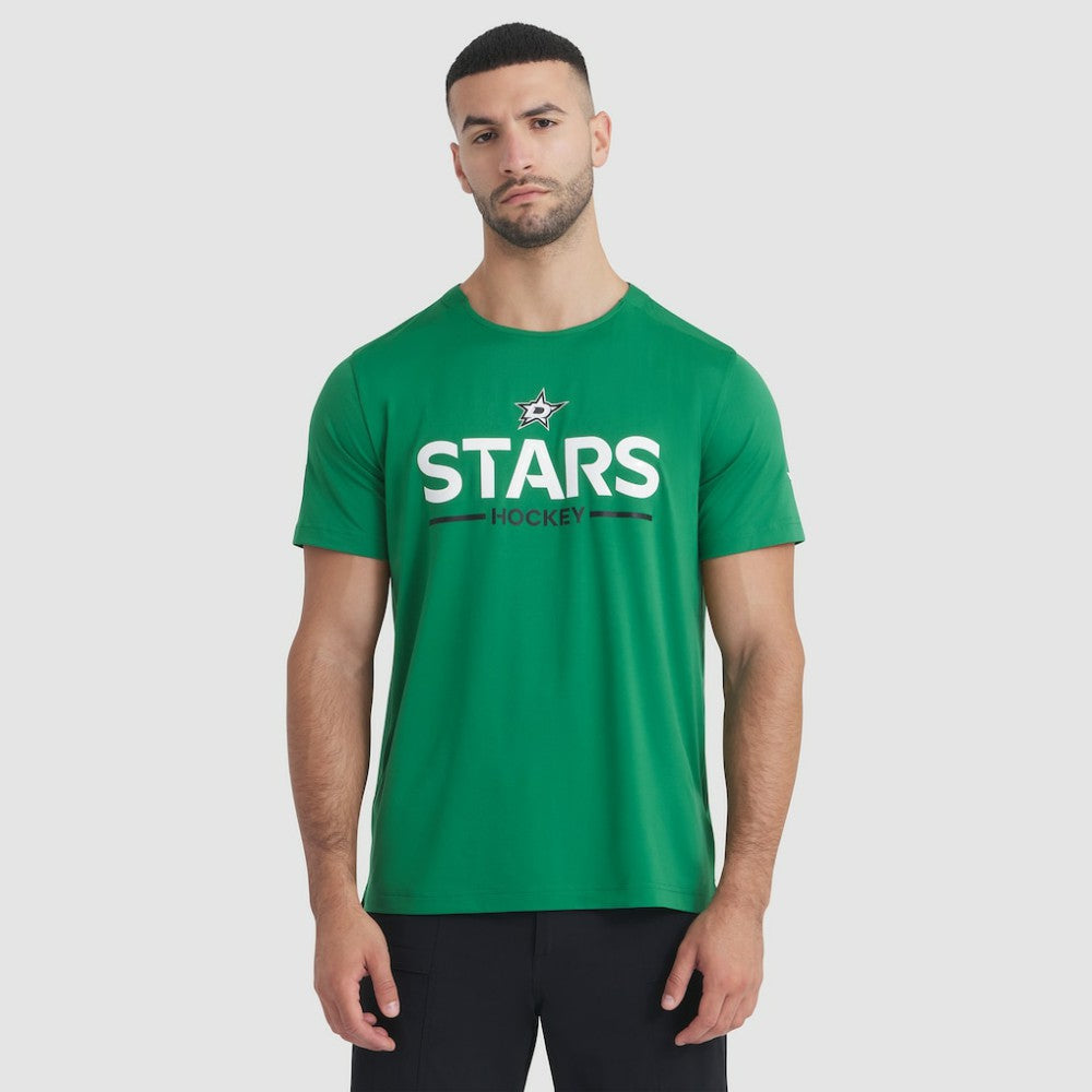 Dallas Stars Fanatics Authentic Pro Rink Tech T-Shirt Kelly Green