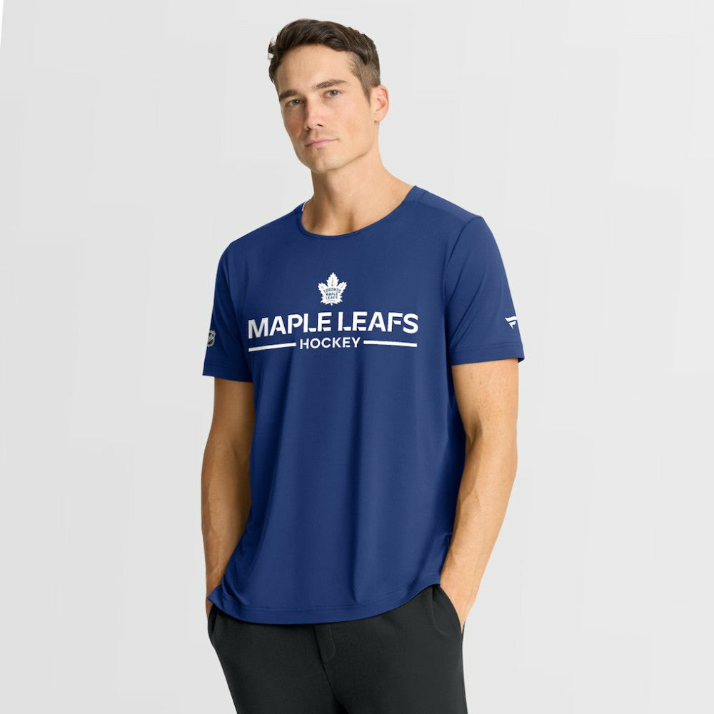 Toronto Maple Leafs Fanatics Authentic Pro Rink Tech T-Shirt Blue