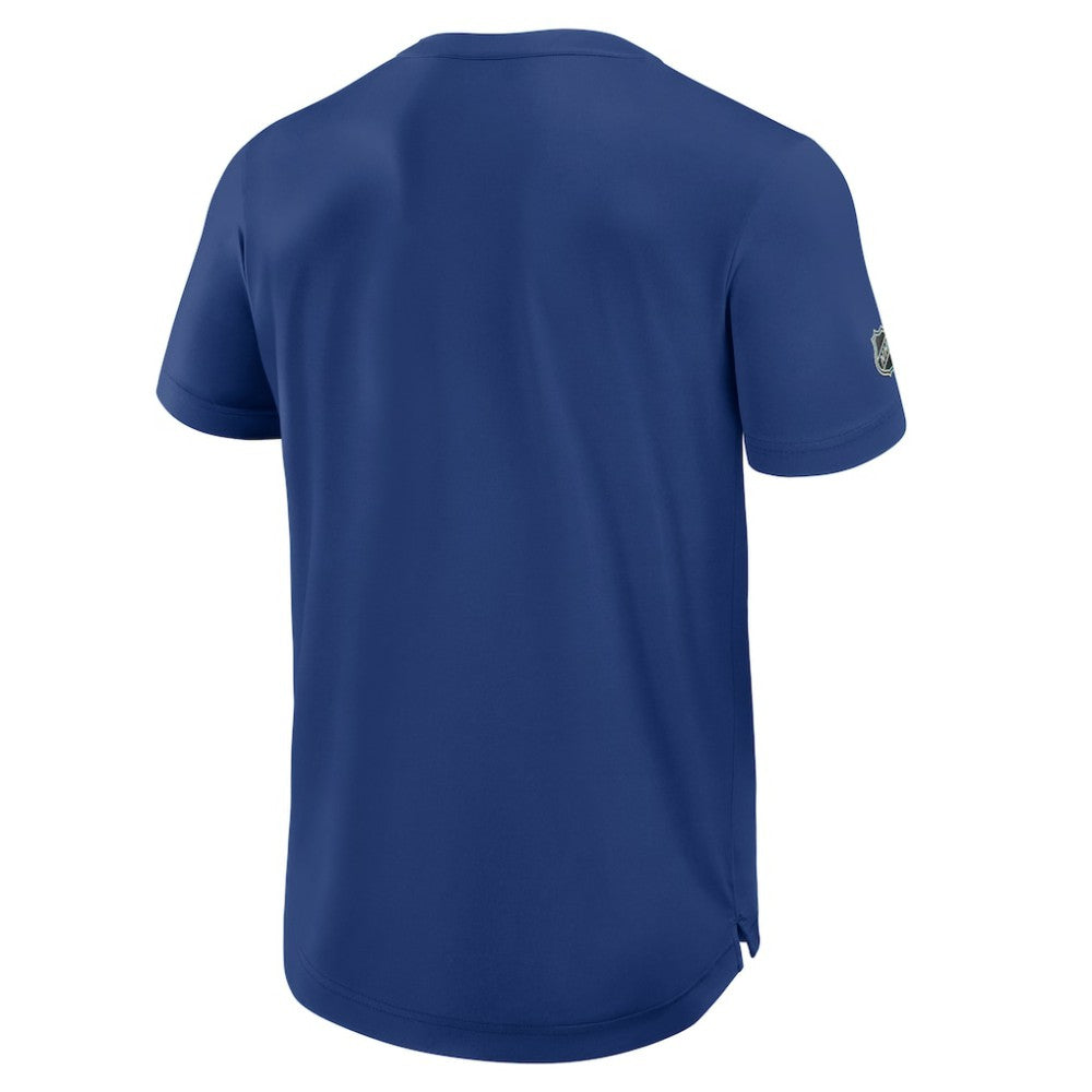 Toronto Maple Leafs Fanatics Authentic Pro Rink Tech T-Shirt Blue