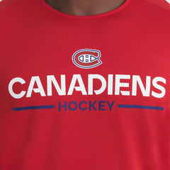 Montreal Canadiens Fanatics Authentic Pro Rink Tech T-Shirt Red