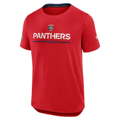 Florida Panthers Fanatics Authentic Pro Rink Tech T-Shirt Red