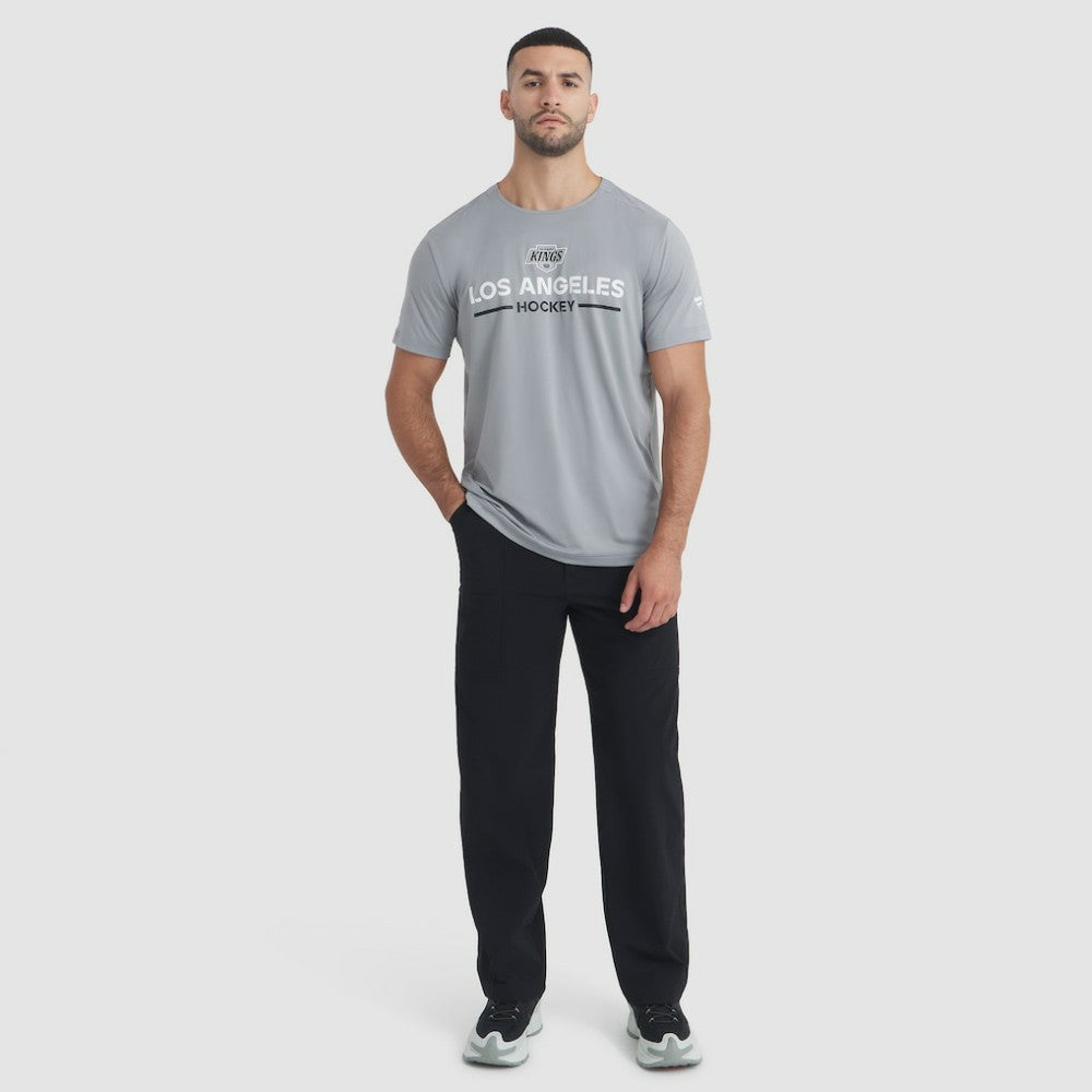 Los Angeles Kings Fanatics Authentic Pro Rink Tech T-Shirt Gray