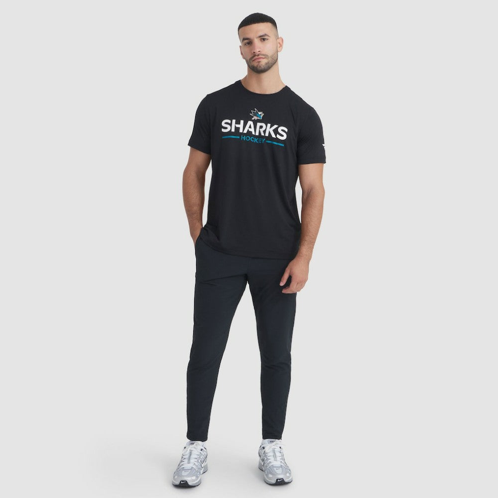 San Jose Sharks Fanatics Authentic Pro Rink Tech T-Shirt Black