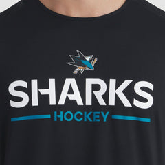 San Jose Sharks Fanatics Authentic Pro Rink Tech T-Shirt Black