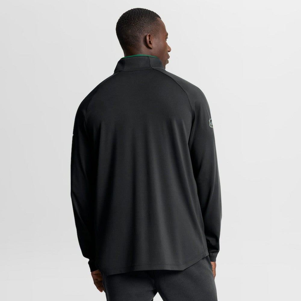 Dallas Stars Fanatics Authentic Pro Rink Training Quarter-Zip Pullover Black