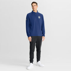 Toronto Maple Leafs Fanatics Authentic Pro Rink Training Quarter-Zip Pullover Blue