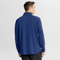 Vancouver Canucks Fanatics Authentic Pro Rink Training Quarter-Zip Pullover Blue