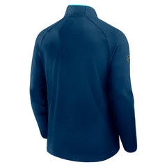 Seattle Kraken Fanatics Authentic Pro Rink Training Quarter-Zip Pullover Deep Sea Blue