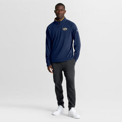 Nashville Predators Fanatics Authentic Pro Rink Training Quarter-Zip Pullover Navy