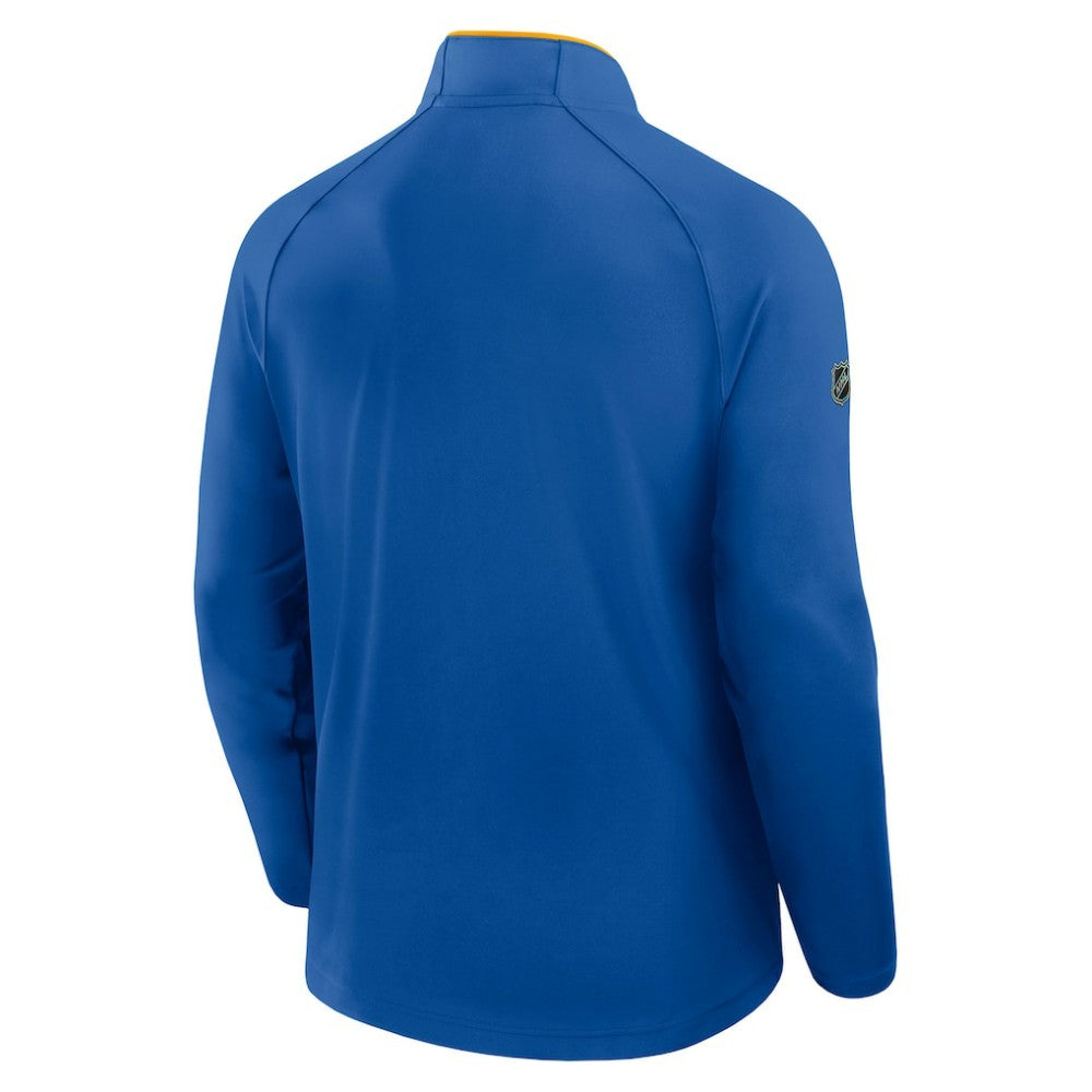 Buffalo Sabres Fanatics Authentic Pro Rink Training Quarter-Zip Pullover Royal