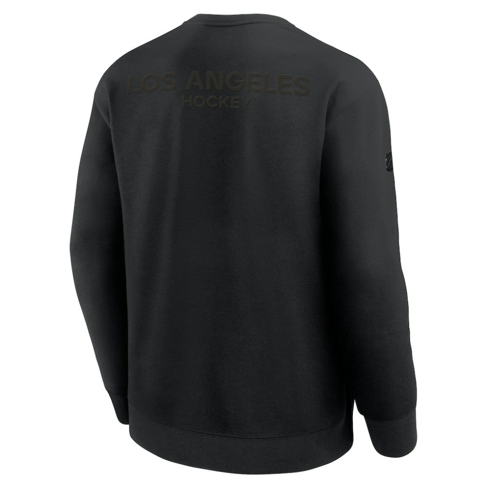 Los Angeles Kings Fanatics Authentic Pro Road Tri-Blend Sweatshirt Black