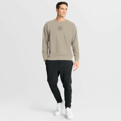 New York Islanders Fanatics Authentic Pro Road Tri-Blend Sweatshirt Tan