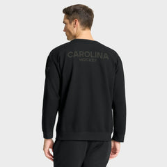 Carolina Hurricanes Fanatics Authentic Pro Road Tri-Blend Sweatshirt Black