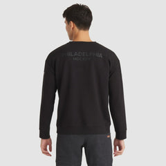 Philadelphia Flyers Fanatics Authentic Pro Road Tri-Blend Sweatshirt Black